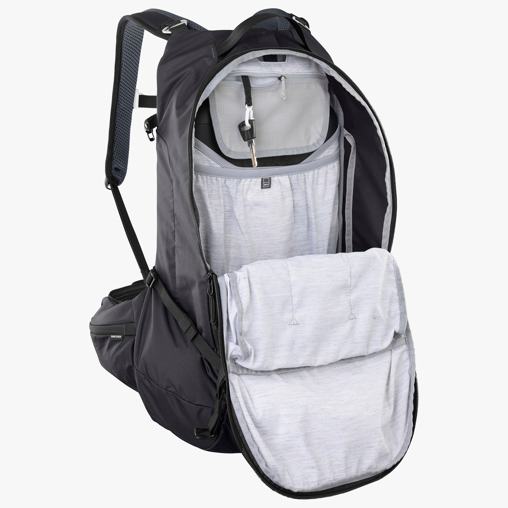 Evoc Trail Pro 26L Blackline Protektoren-Rucksack in SCHWARZ