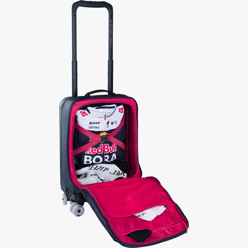 Evoc 4-Wheel Trolley 40 Red Bull-BORA-hansgrohe Rollkoffer in BLAU