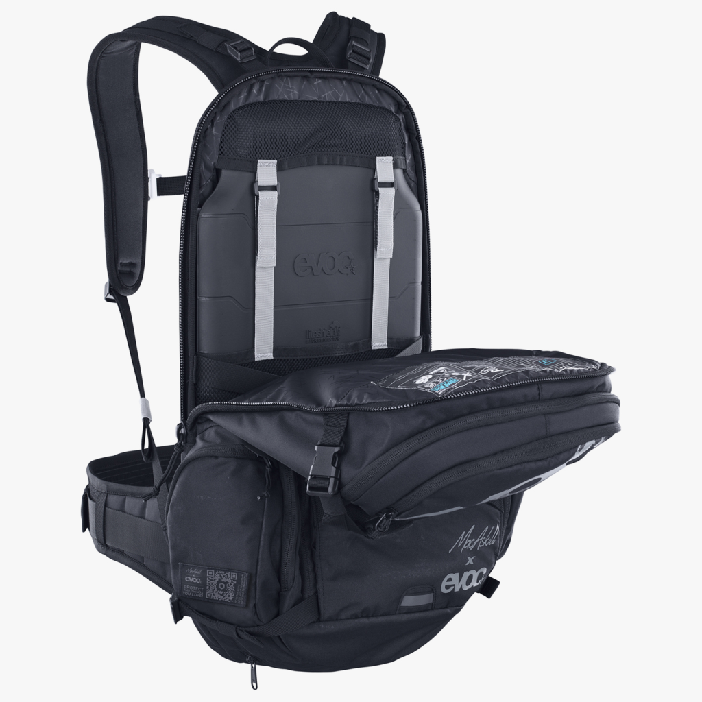 Evoc FR Trail E-Ride 20L MacAskill Backpack in SCHWARZ