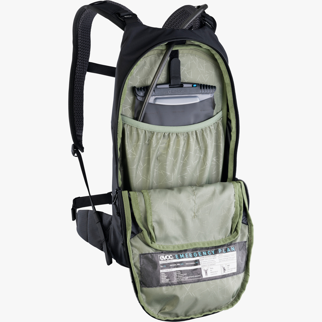 Evoc Stage 6L + 2L Bladder Fahrradrucksack in SCHWARZ