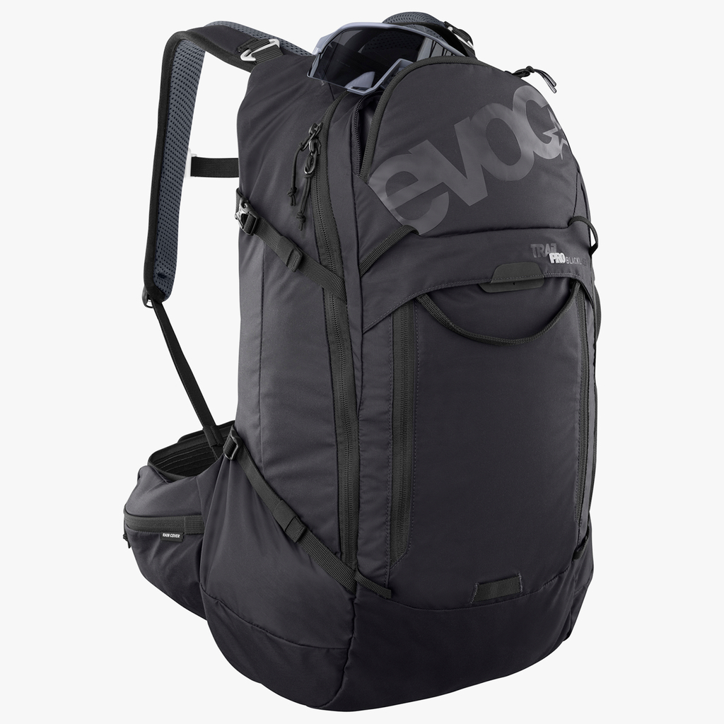 Evoc Trail Pro 26L Blackline Protektoren-Rucksack in SCHWARZ