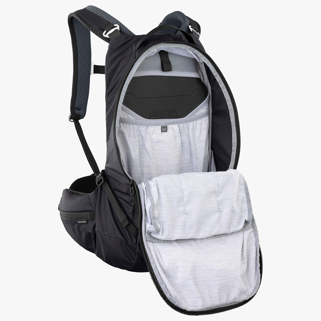 Evoc Trail Pro 16L Blackline Protektoren-Rucksack in SCHWARZ