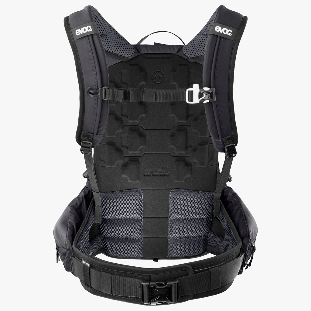 Evoc Trail Pro 16L Blackline Protektoren-Rucksack in SCHWARZ