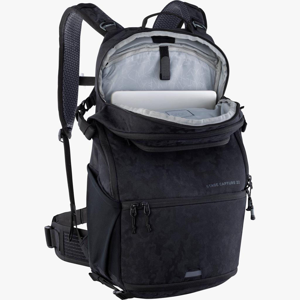 Evoc Stage Capture 22L Fotorucksack in SCHWARZ