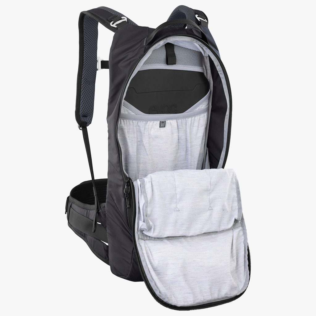 Evoc Trail Pro 10L Blackline Protektoren-Rucksack in SCHWARZ