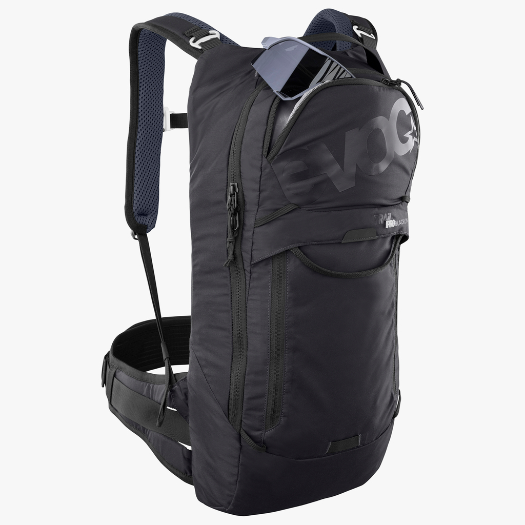 Evoc Trail Pro 10L Blackline Protektoren-Rucksack in SCHWARZ