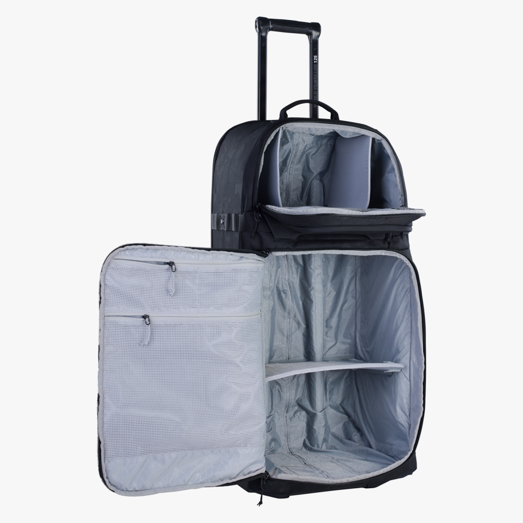 Evoc World Traveller 125L Rollkoffer in SCHWARZ