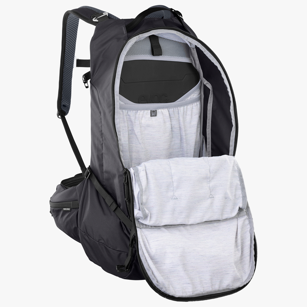 Evoc Trail Pro 26L Blackline Protektoren-Rucksack in SCHWARZ