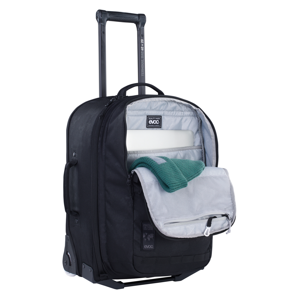 Evoc Terminal Bag 40+20L Rollkoffer in SCHWARZ