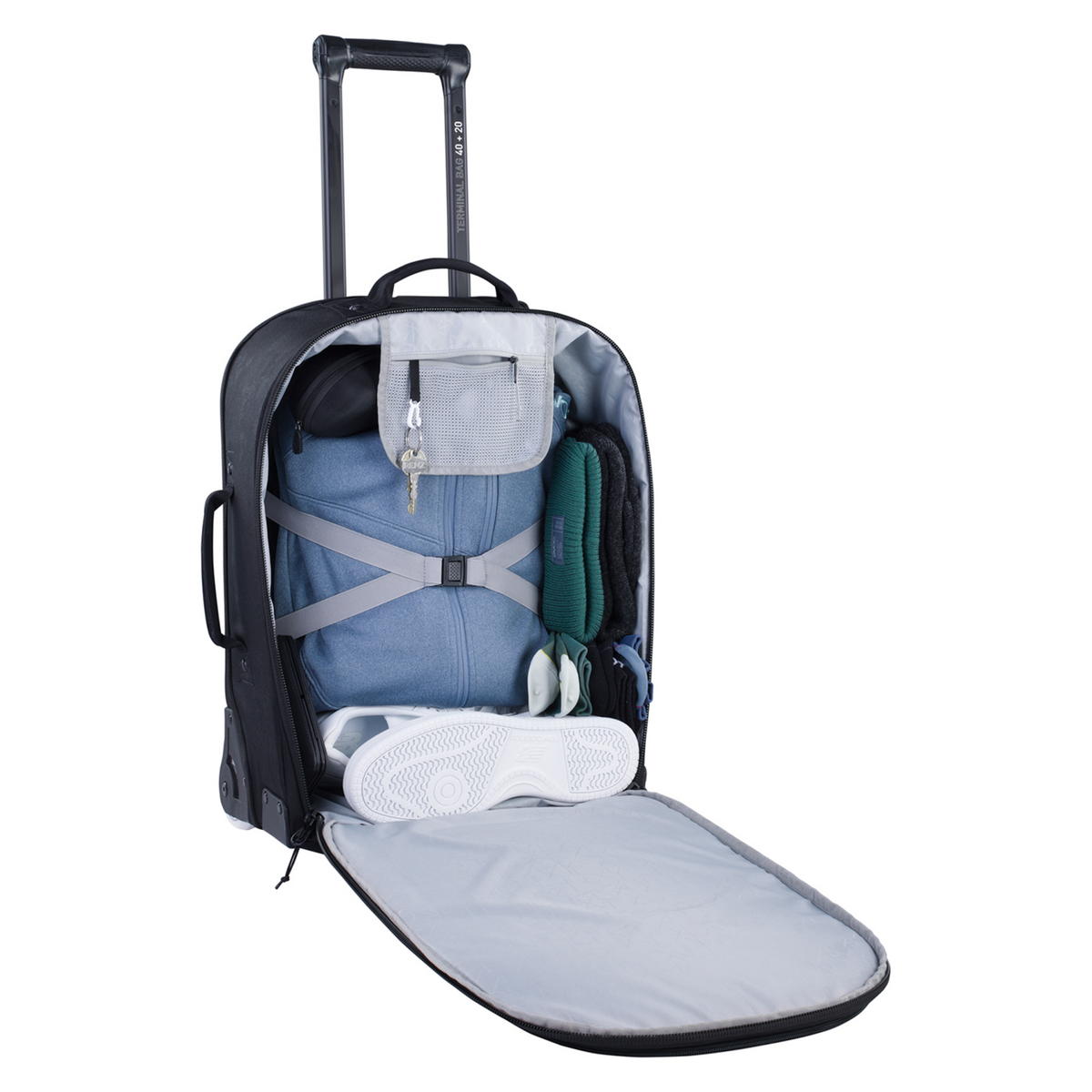 Evoc Terminal Bag 40+20L Rollkoffer in SCHWARZ