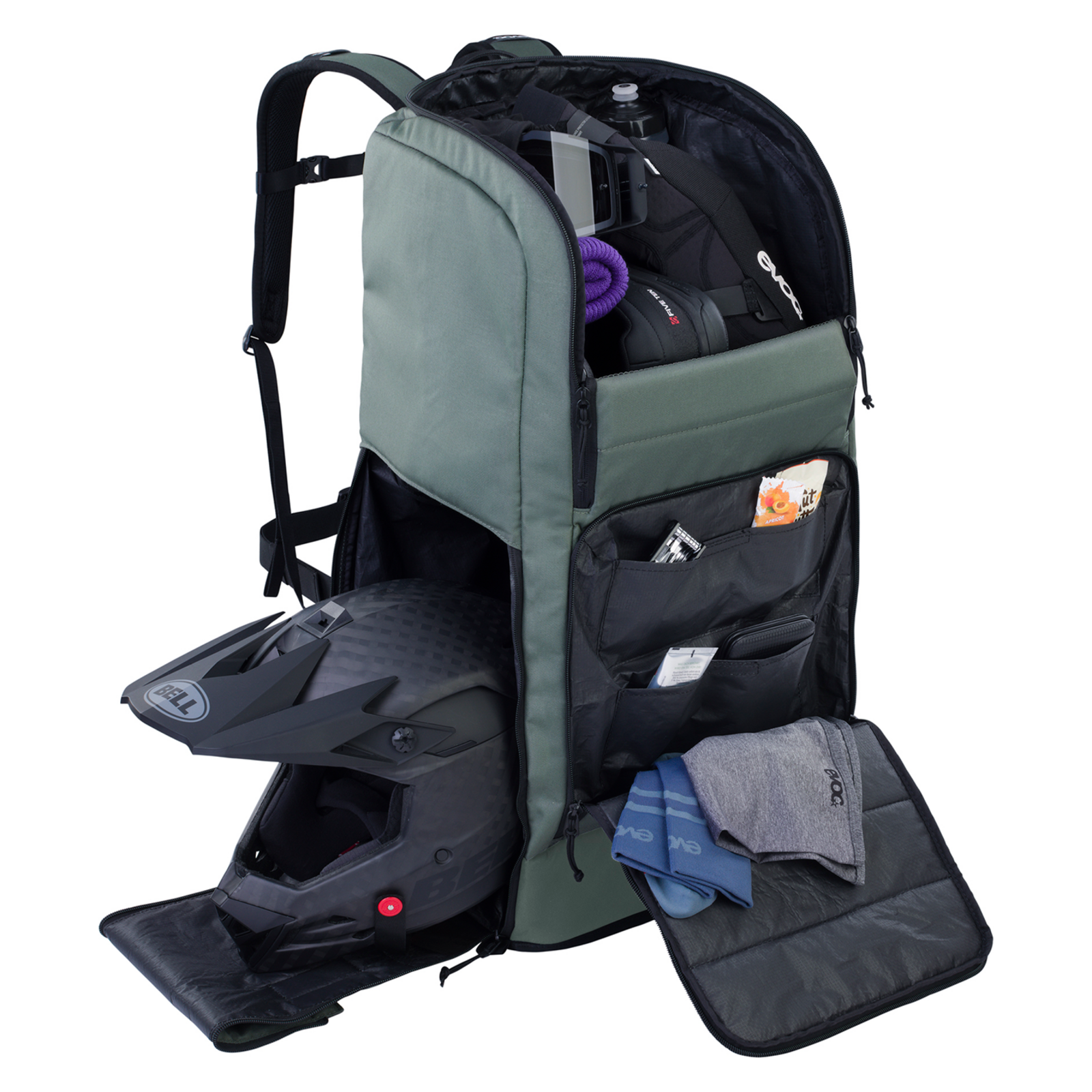 Evoc Gear Backpack 90L Materialtasche in GRÜN