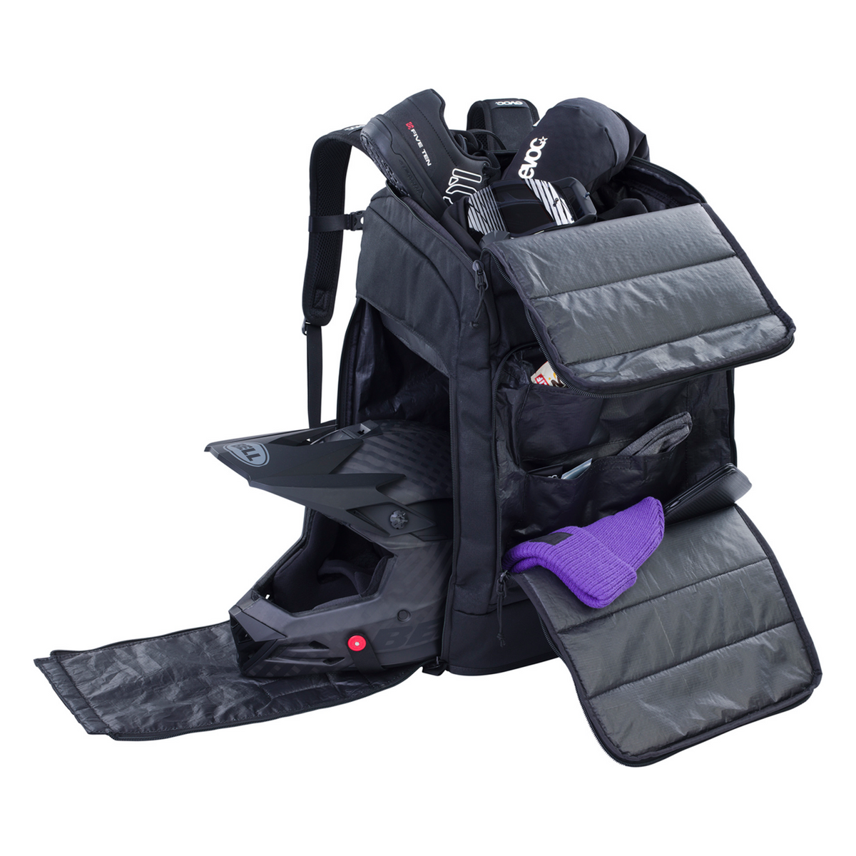 Evoc Gear Backpack 60L Materialtasche in SCHWARZ