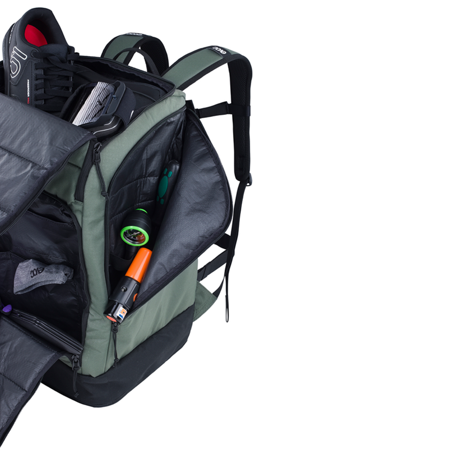 Evoc Gear Backpack 60L Materialtasche in GRÜN
