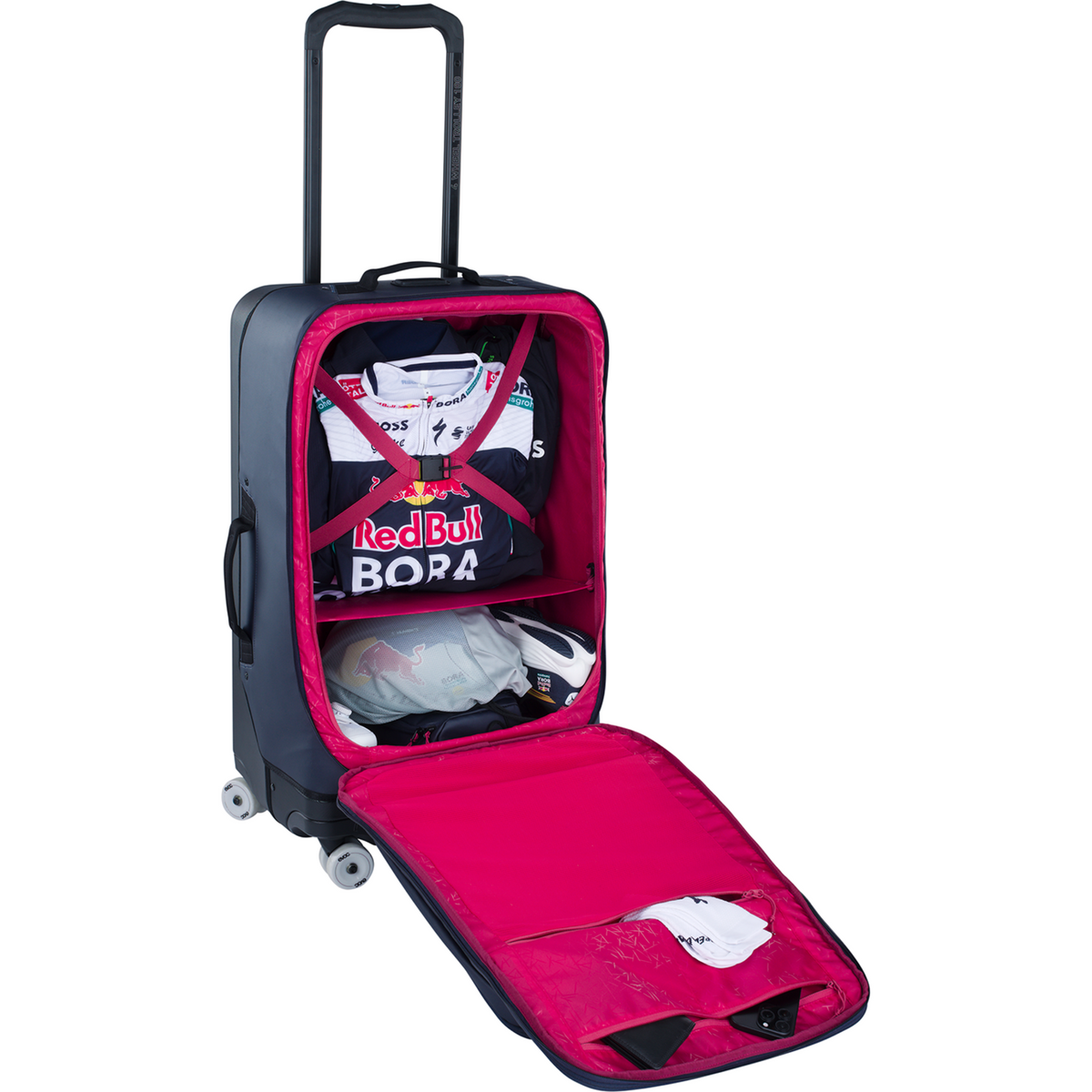 Evoc 4-Wheel Trolley 100 Red Bull-BORA-hansgrohe Rollkoffer in BLAU