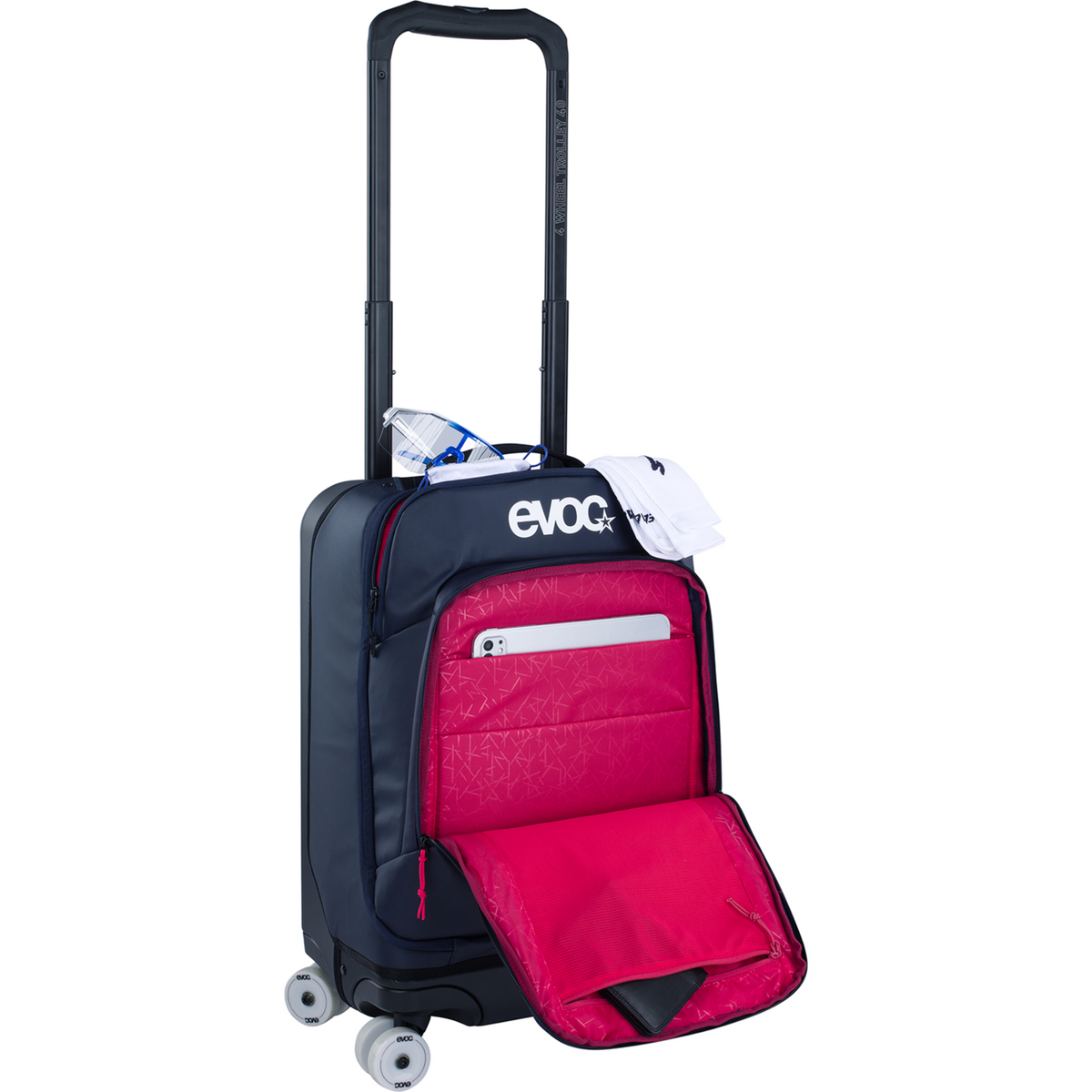 Evoc 4-Wheel Trolley 40 Red Bull-BORA-hansgrohe Rollkoffer in BLAU