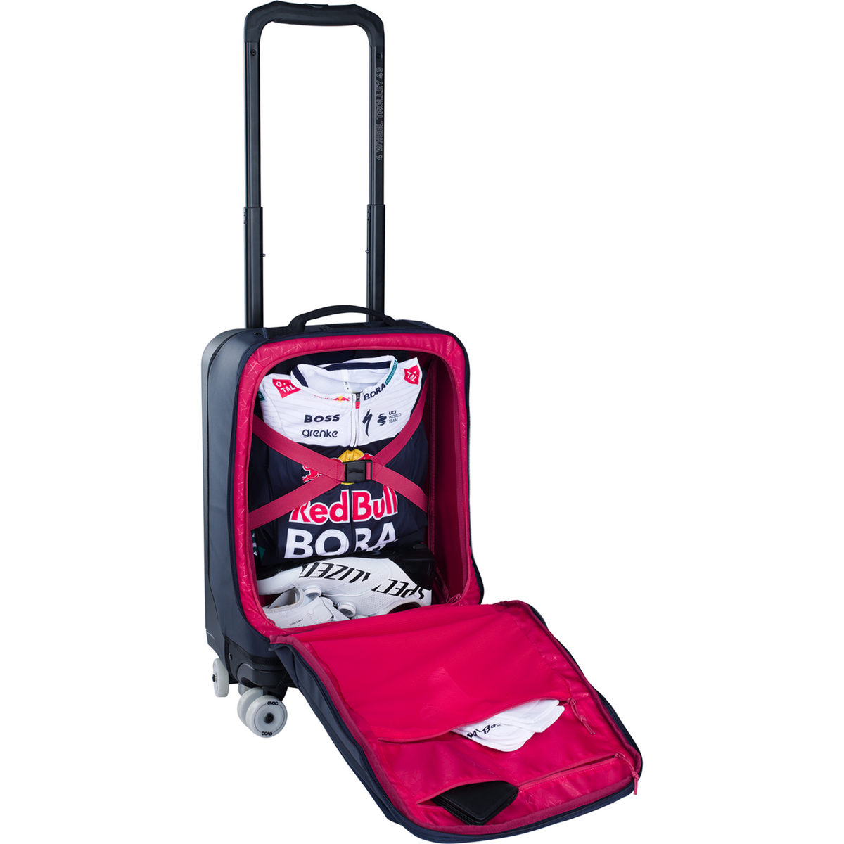 Evoc 4-Wheel Trolley 40 Red Bull-BORA-hansgrohe Rollkoffer in BLAU