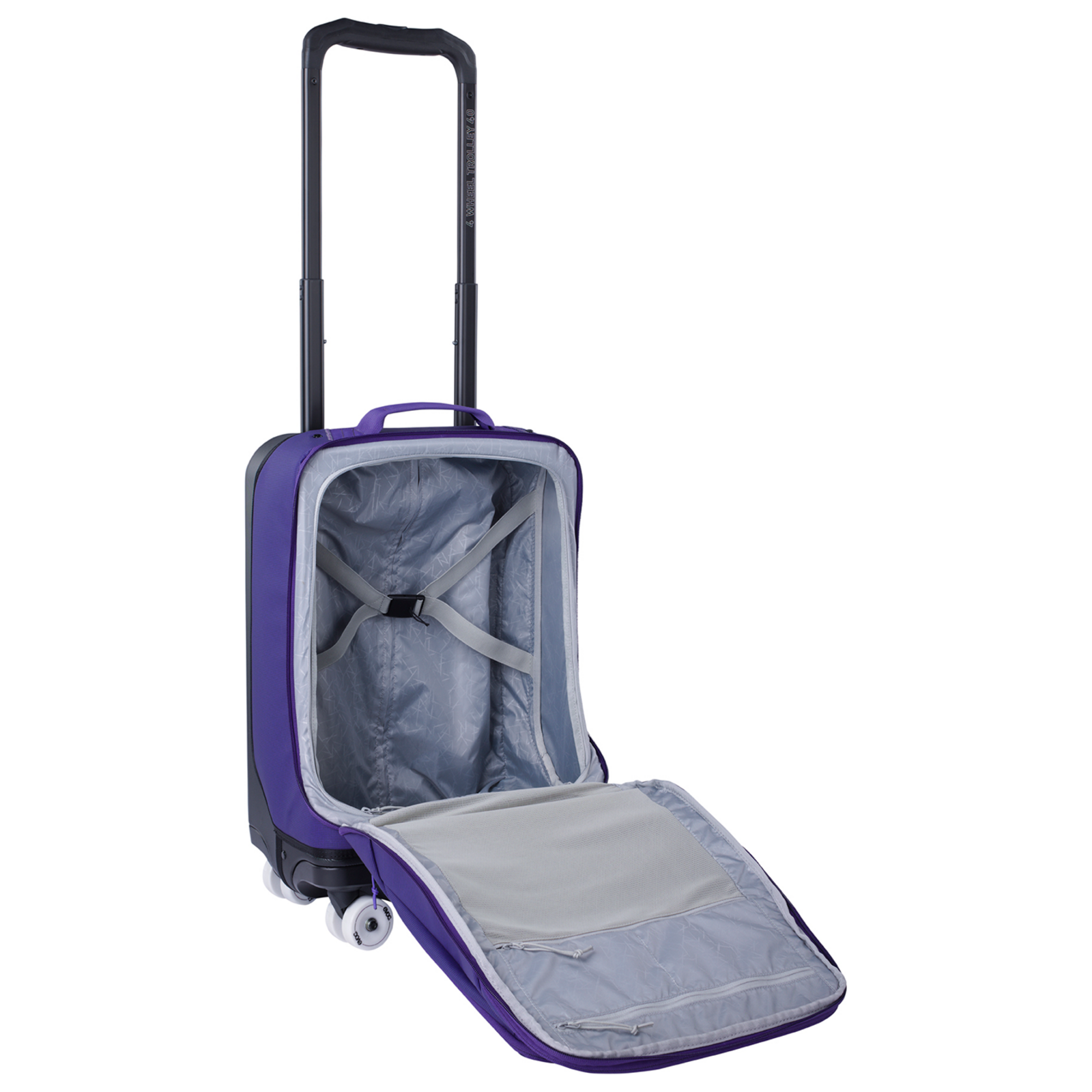 Evoc 4-Wheel Trolley 40L Rollkoffer in VIOLETT