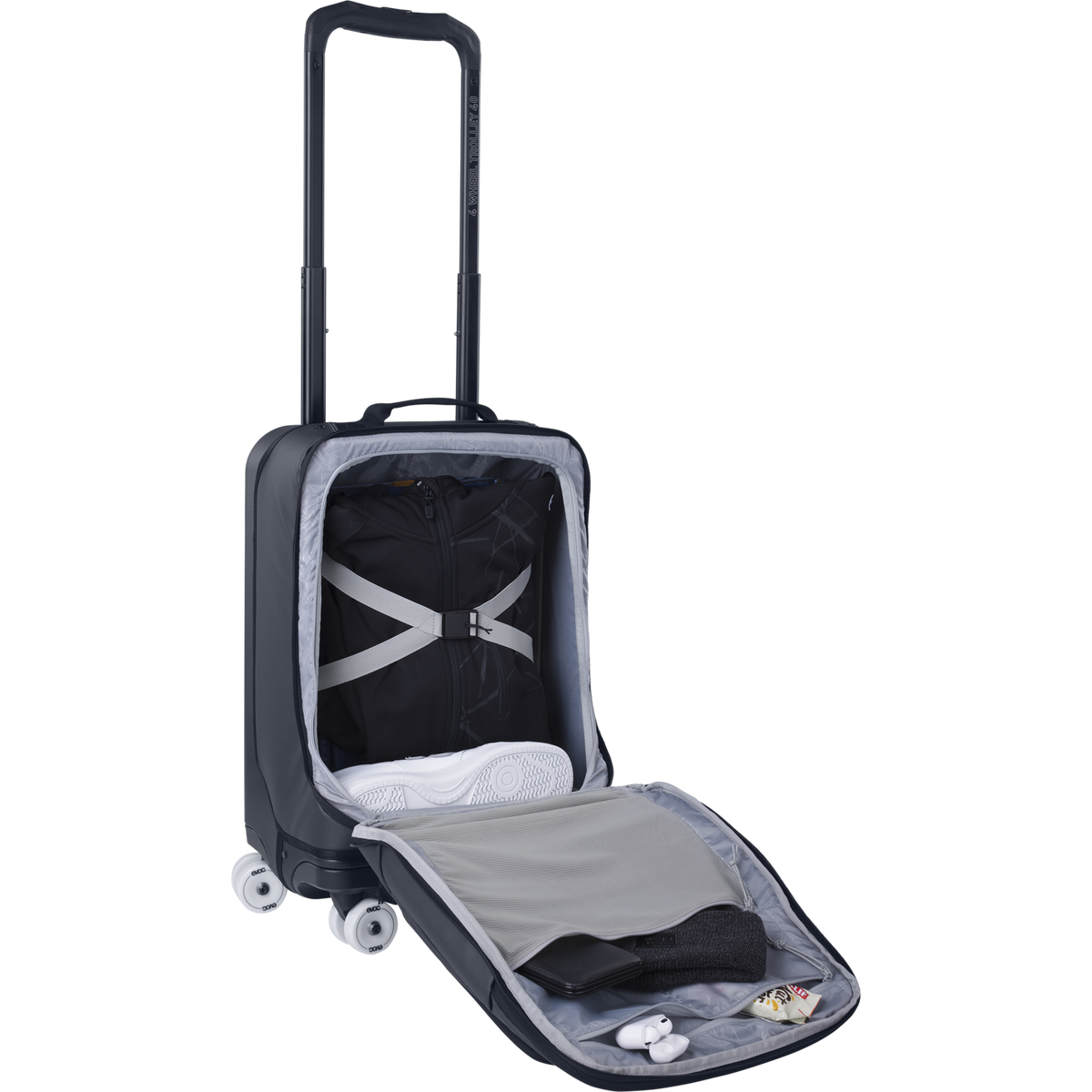 Evoc 4-Wheel Trolley 40L Ironman Rollkoffer in SCHWARZ