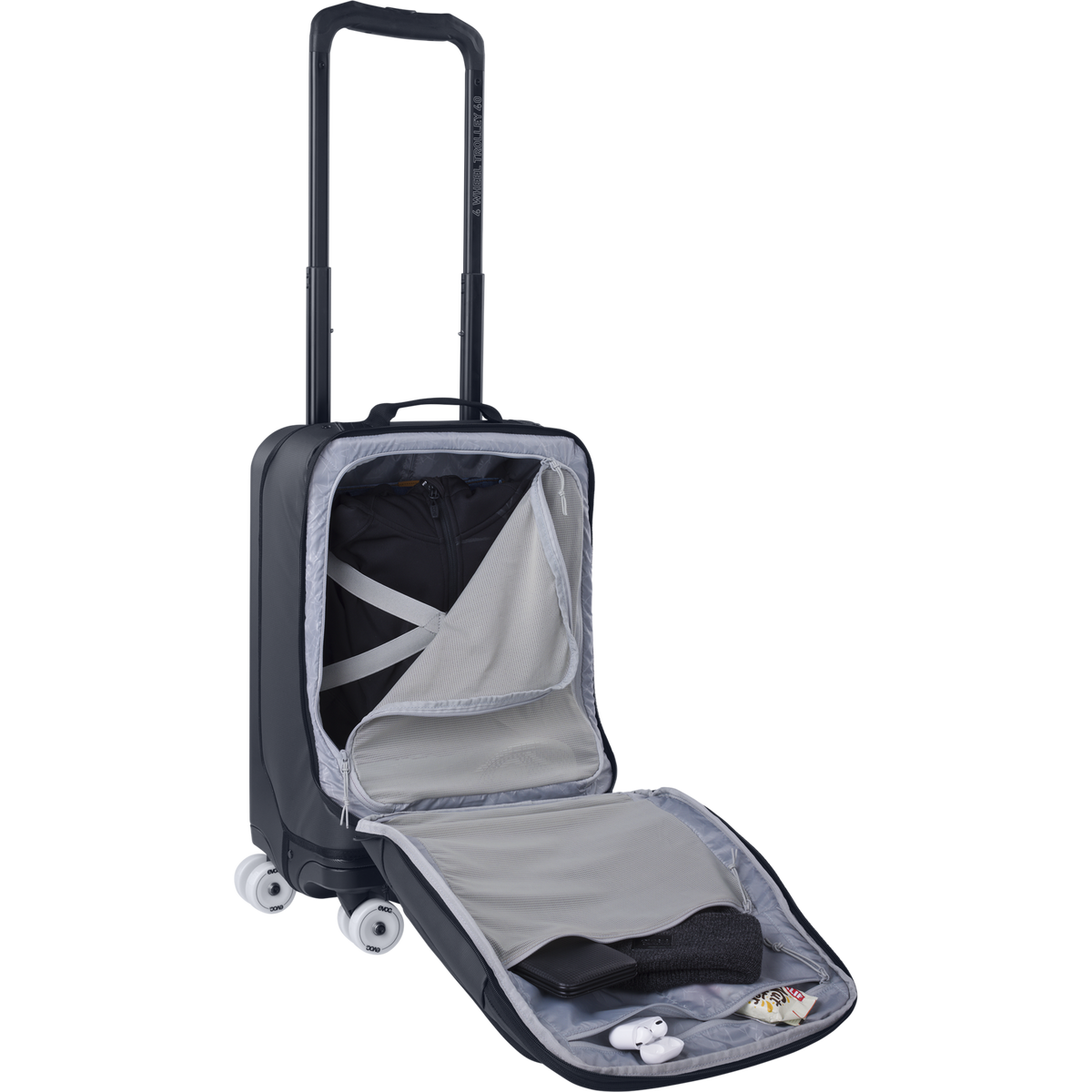 Evoc 4-Wheel Trolley 40L Ironman Rollkoffer in SCHWARZ