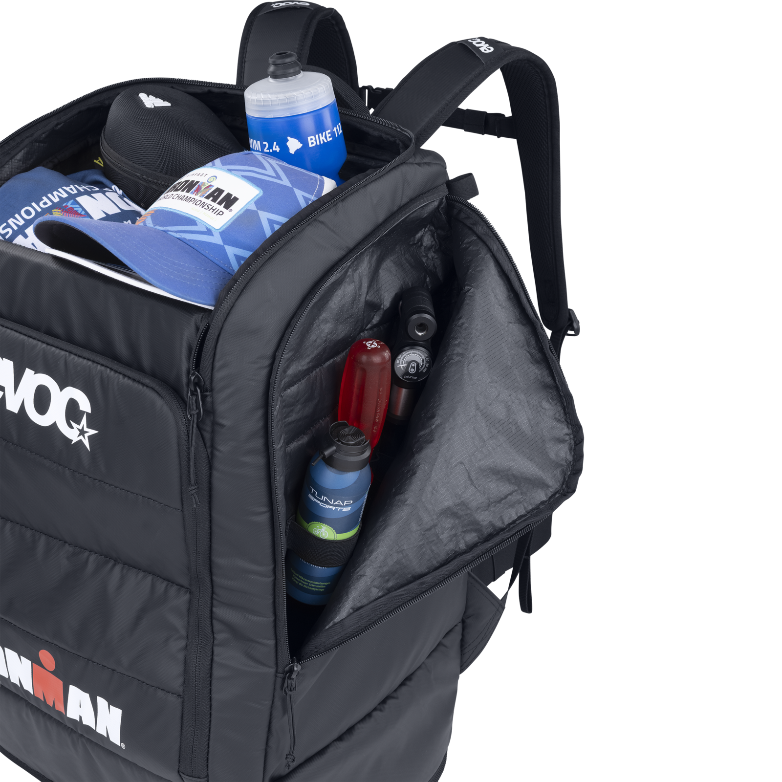 Evoc Gear Backpack 60L Ironman Materialtasche in SCHWARZ
