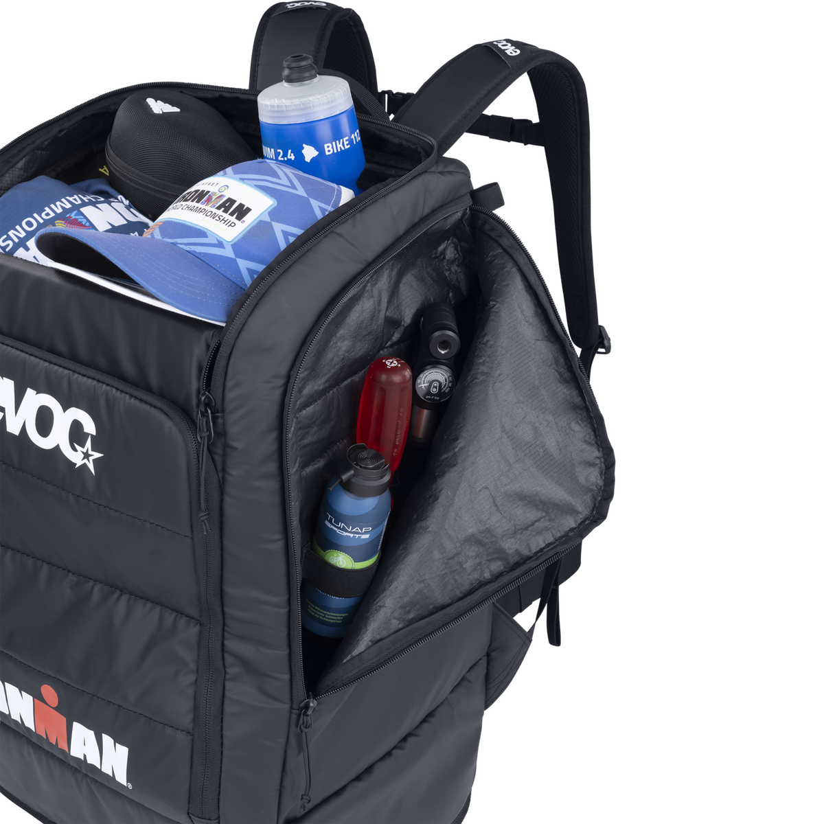 Evoc Gear Backpack 60L Ironman Materialtasche in SCHWARZ