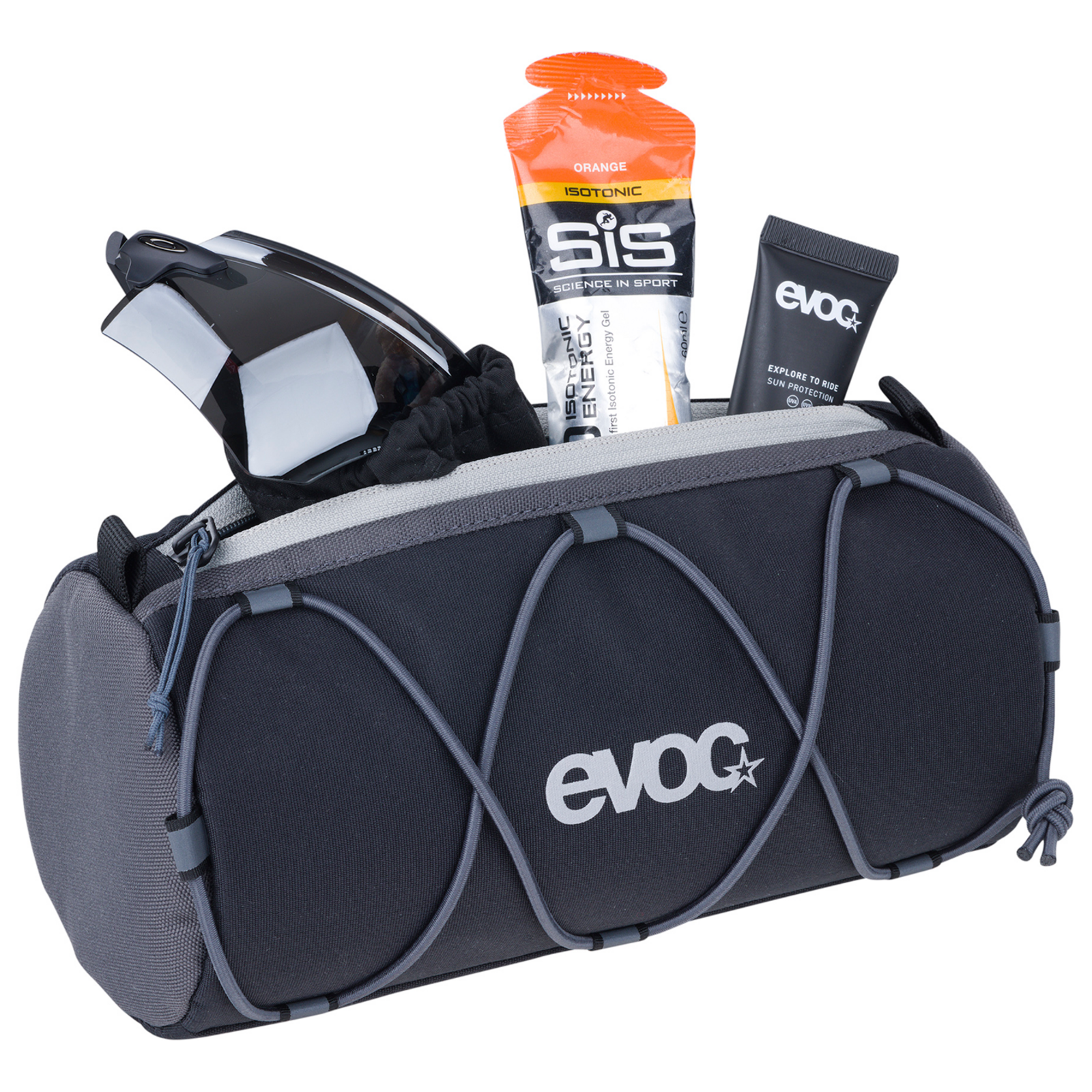 Evoc Handlebar Roll WP 1.5L Upcycling Lenkertasche in GRAU