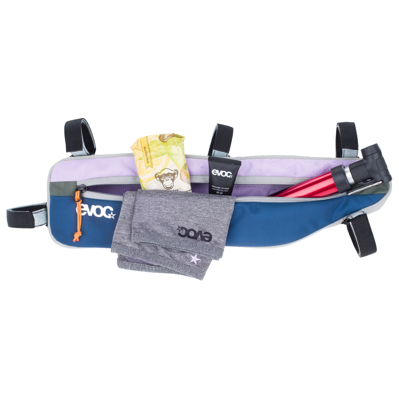 Evoc Frame Pack Upcycling Rahmentasche in MEHRFARBIG
