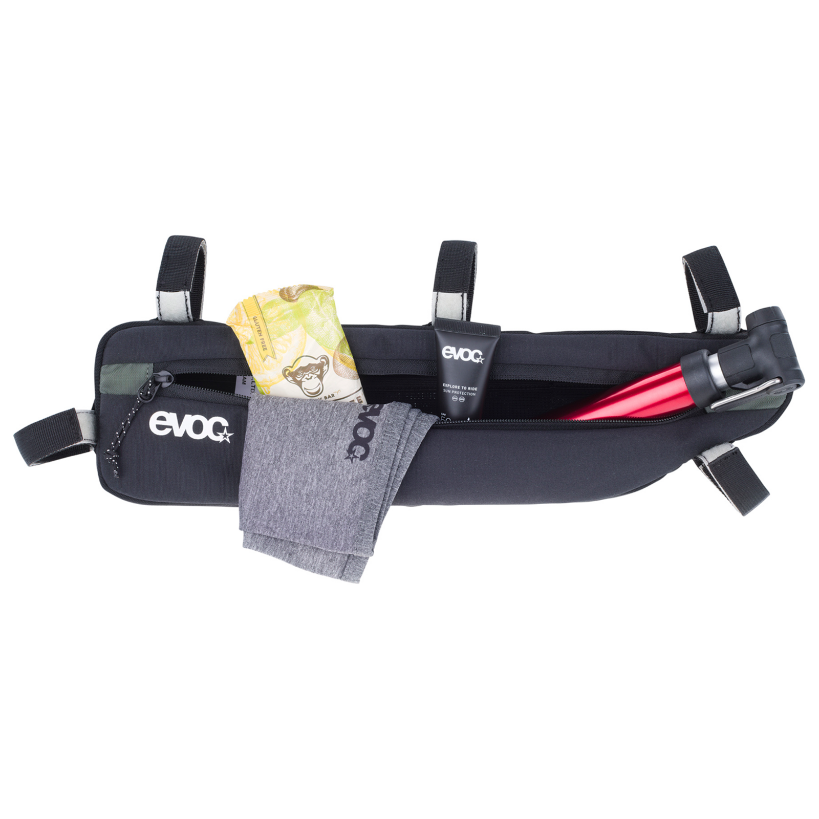 Evoc Frame Pack Upcycling Rahmentasche in SCHWARZ
