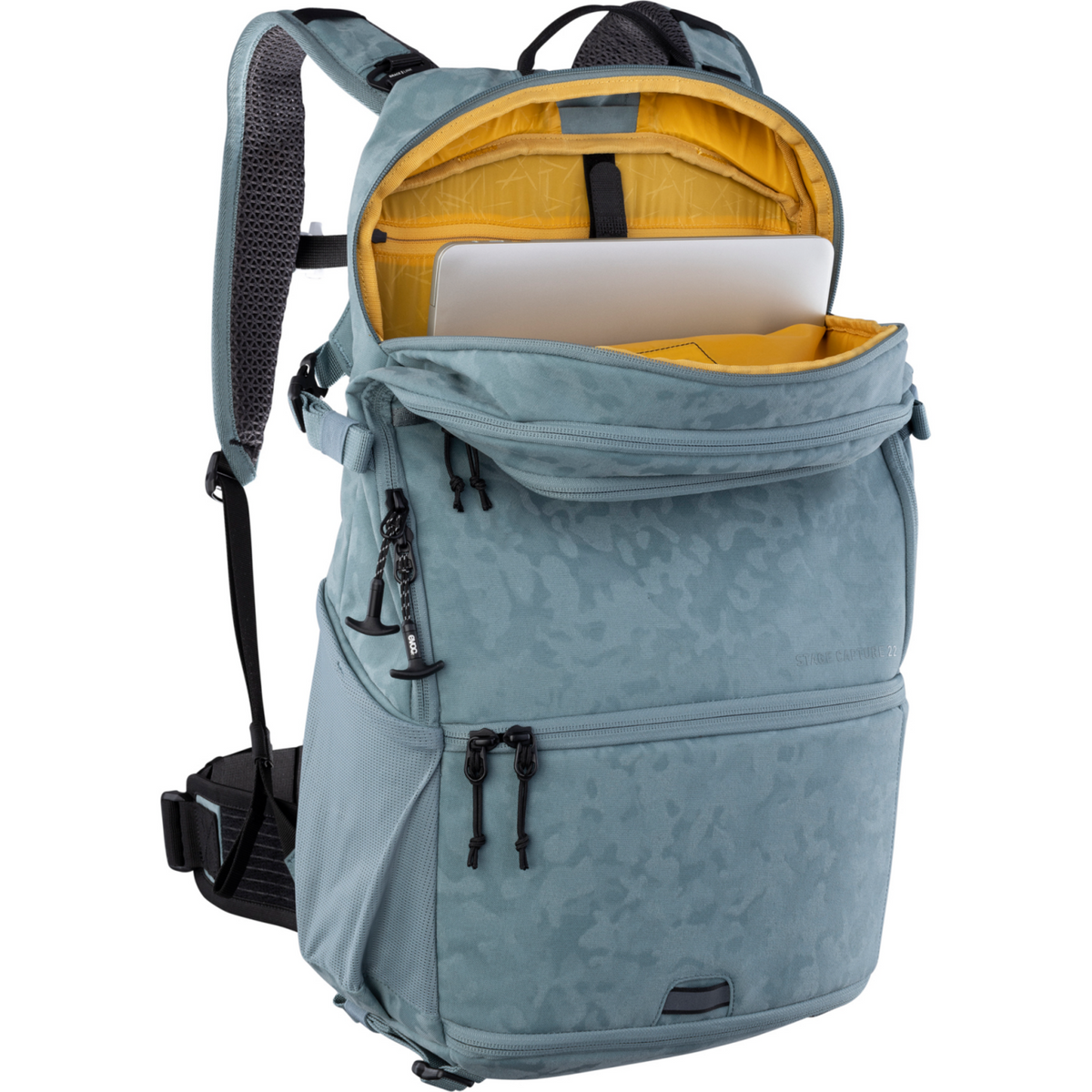 Evoc Stage Capture 22L Fotorucksack in GRAU