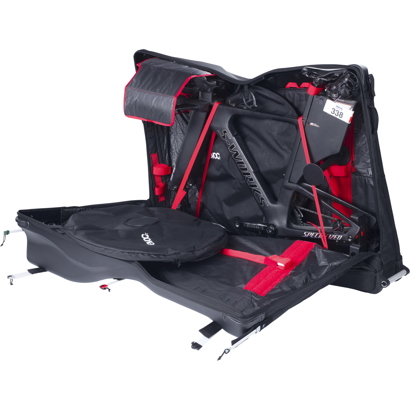Evoc Road Bike Bag Pro Ironman Fahrradtransporttaschen in SCHWARZ