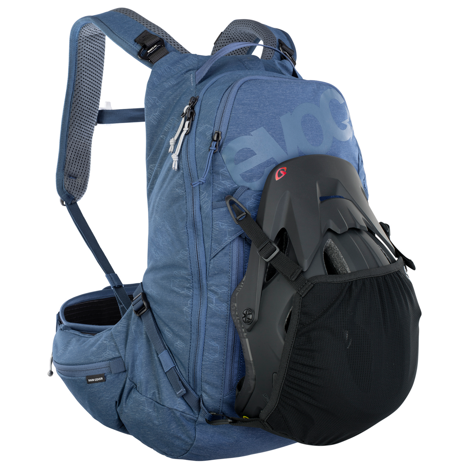 Evoc Trail Pro 16L Protektoren-Rucksack in BLAU