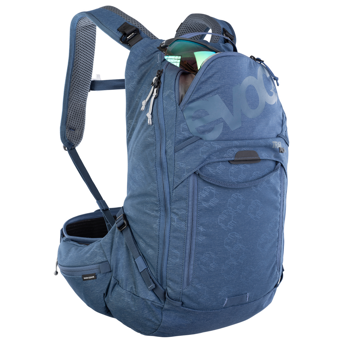 Evoc Trail Pro 16L Protektoren-Rucksack in BLAU