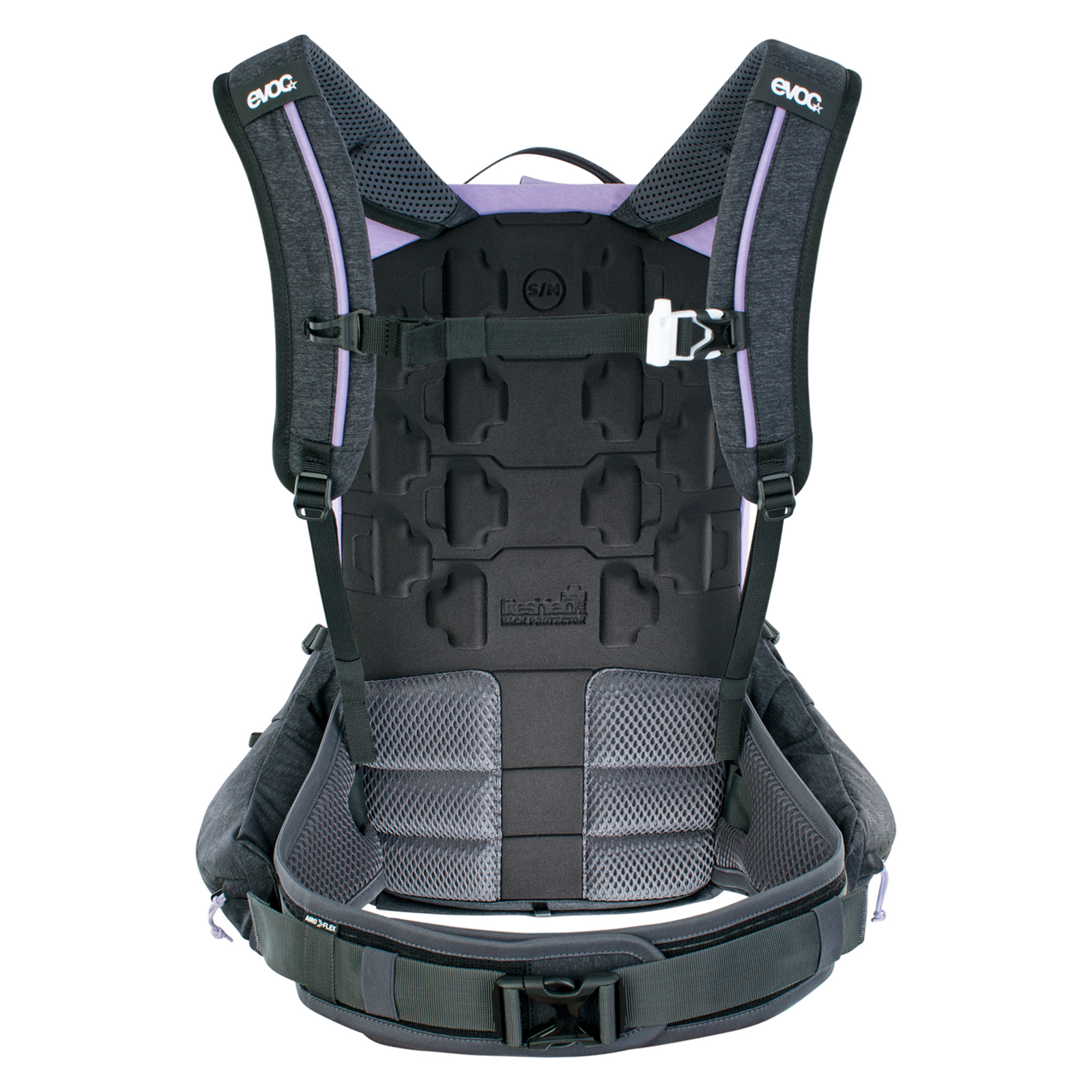 Evoc Trail Pro 16L Protektoren-Rucksack in VIOLETT