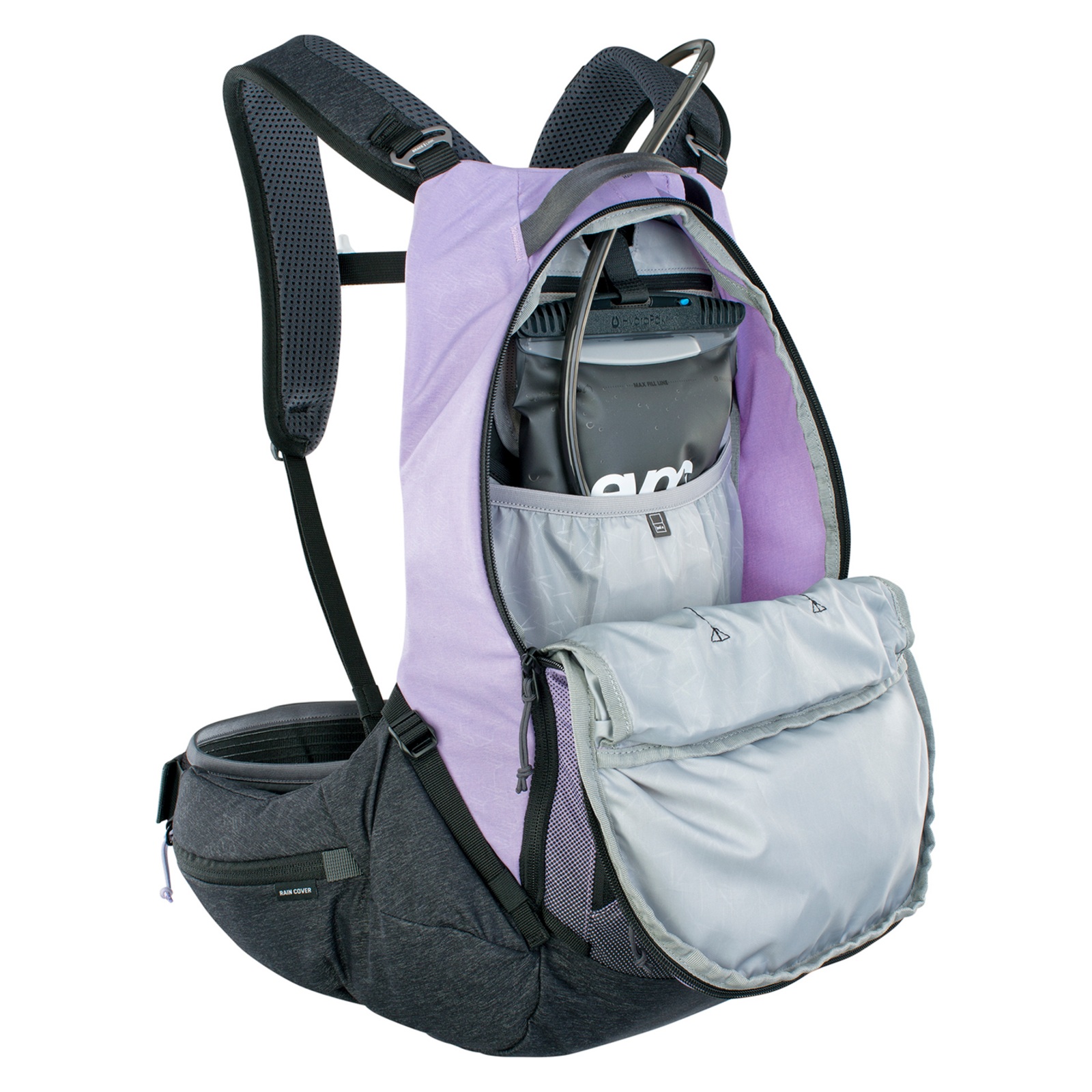 Evoc Trail Pro 16L Protektoren-Rucksack in VIOLETT