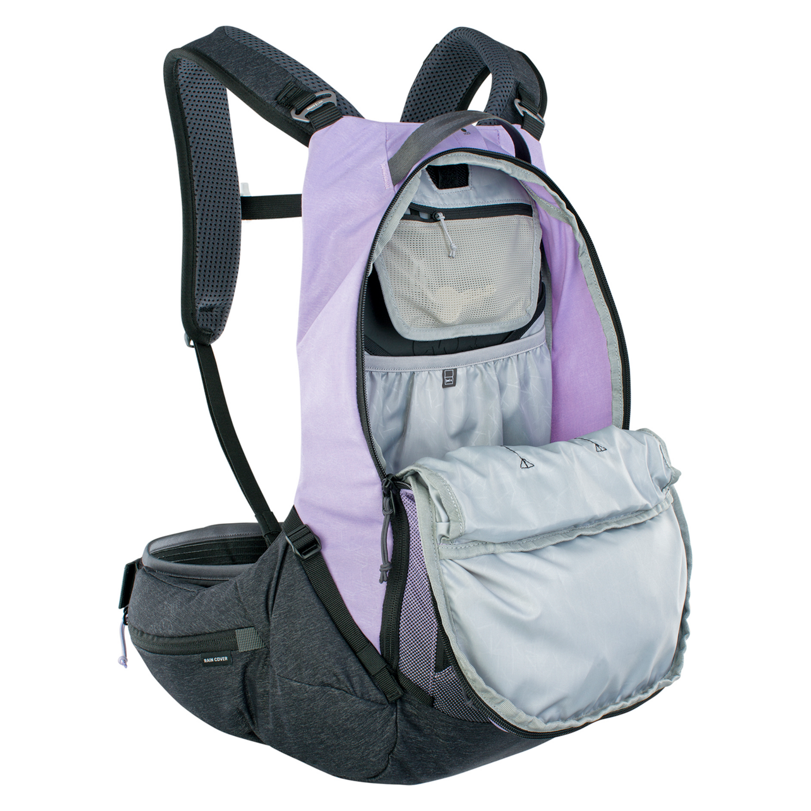 Evoc Trail Pro 16L Protektoren-Rucksack in VIOLETT