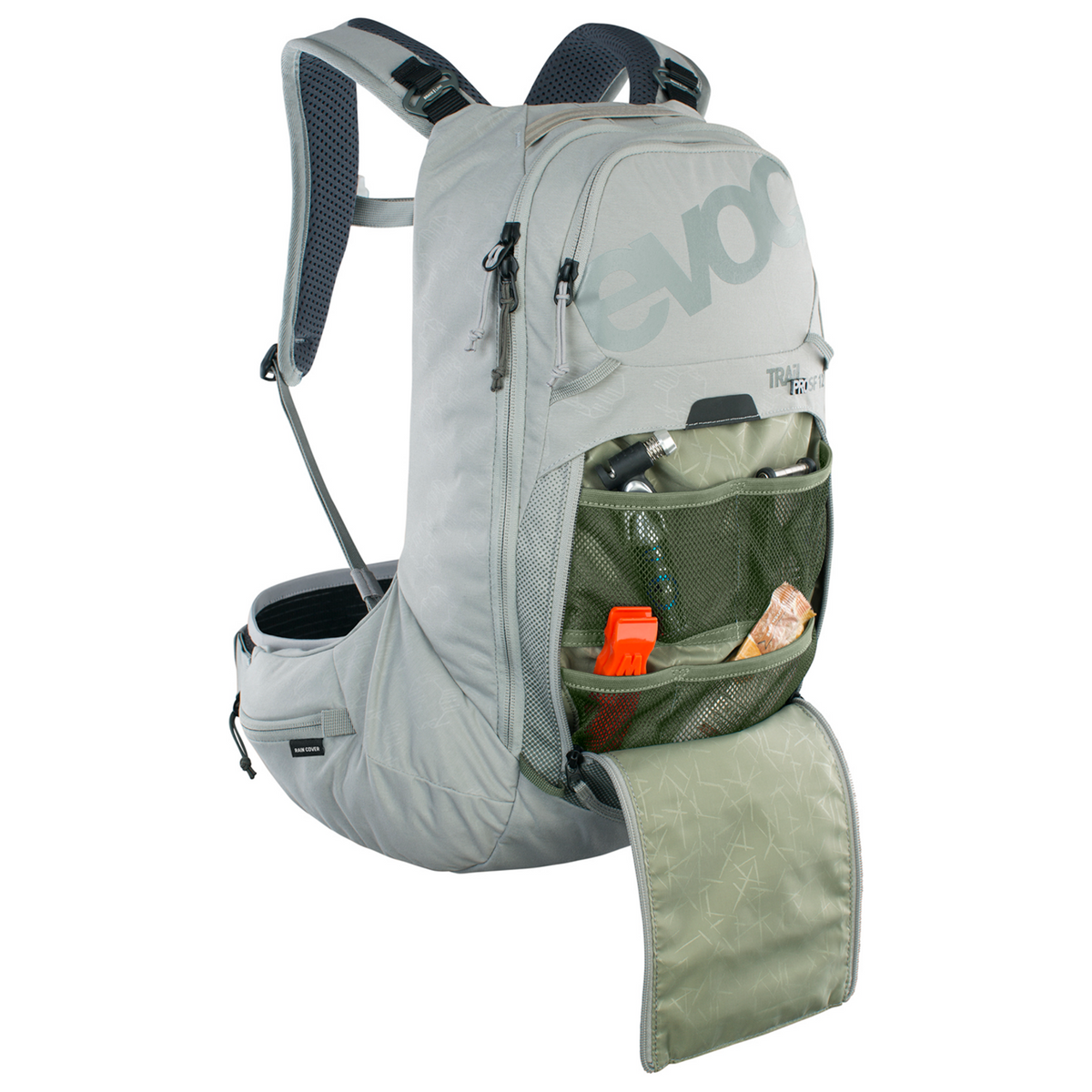 Evoc Trail Pro SF 12L Protektoren-Rucksack in GRAU