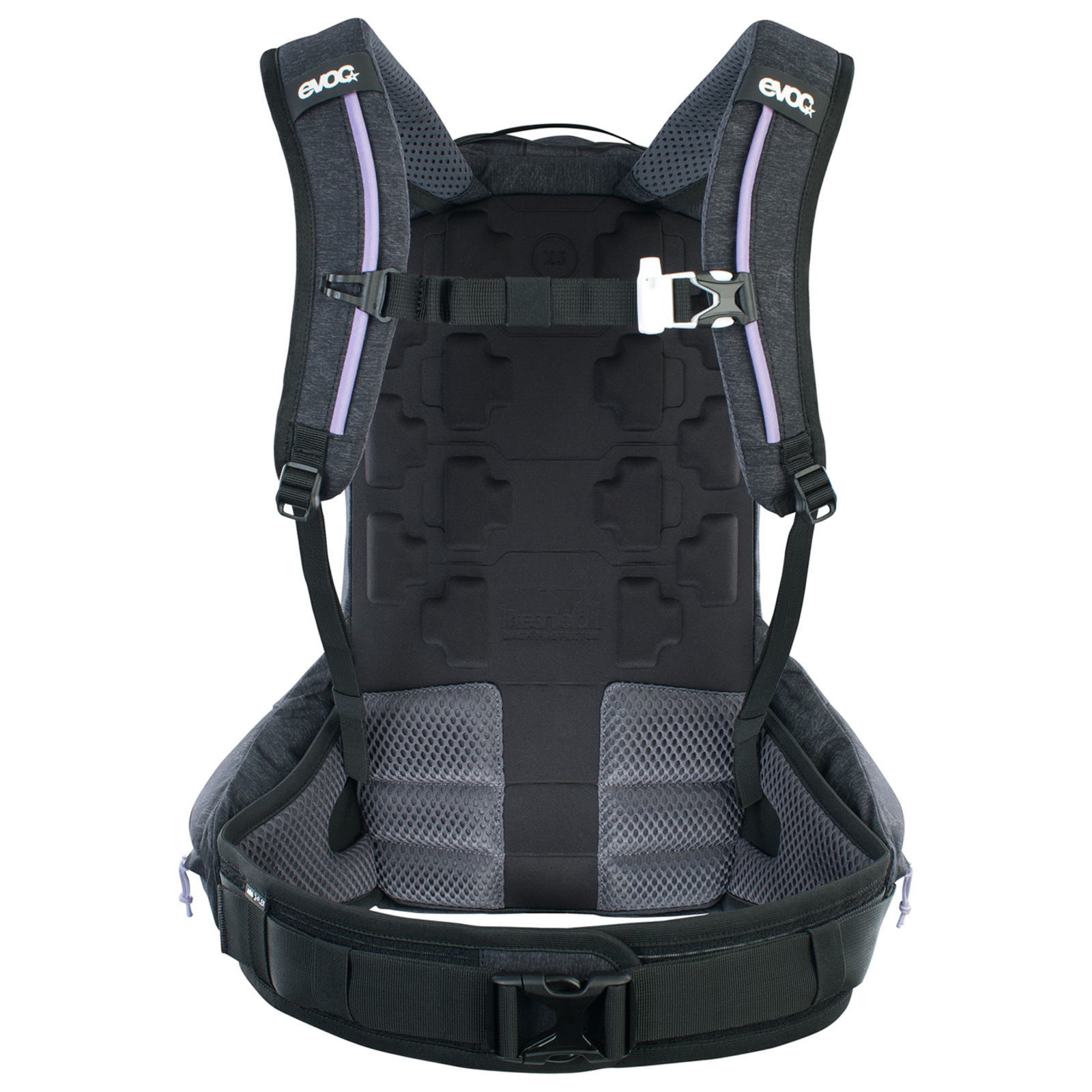 Evoc Trail Pro SF 12L Protektoren-Rucksack in GRAU