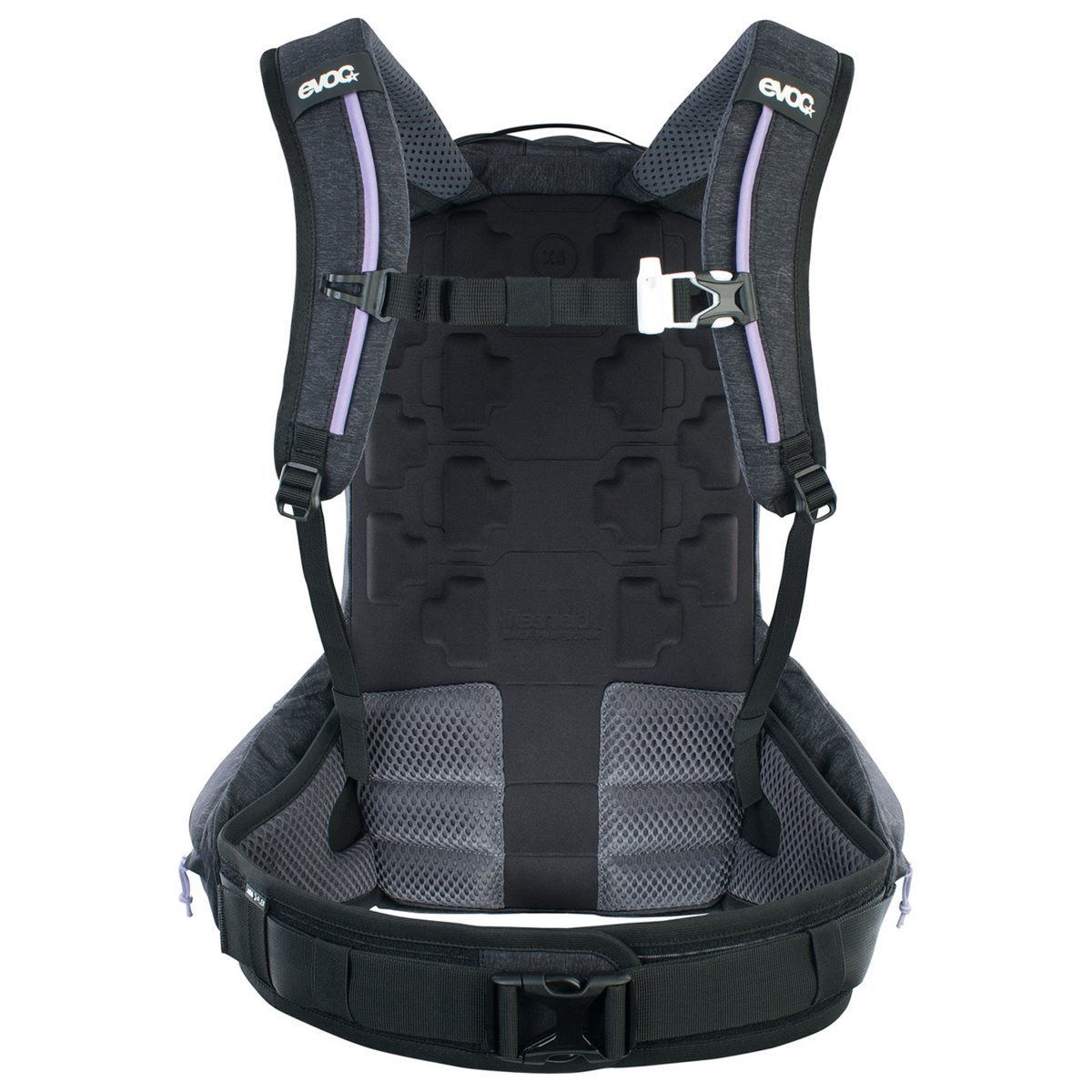 Evoc Trail Pro SF 12L Protektoren-Rucksack in GRAU