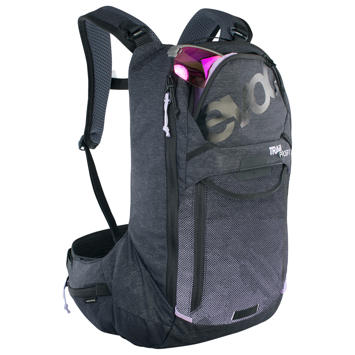 Evoc Trail Pro SF 12L Protektoren-Rucksack in GRAU