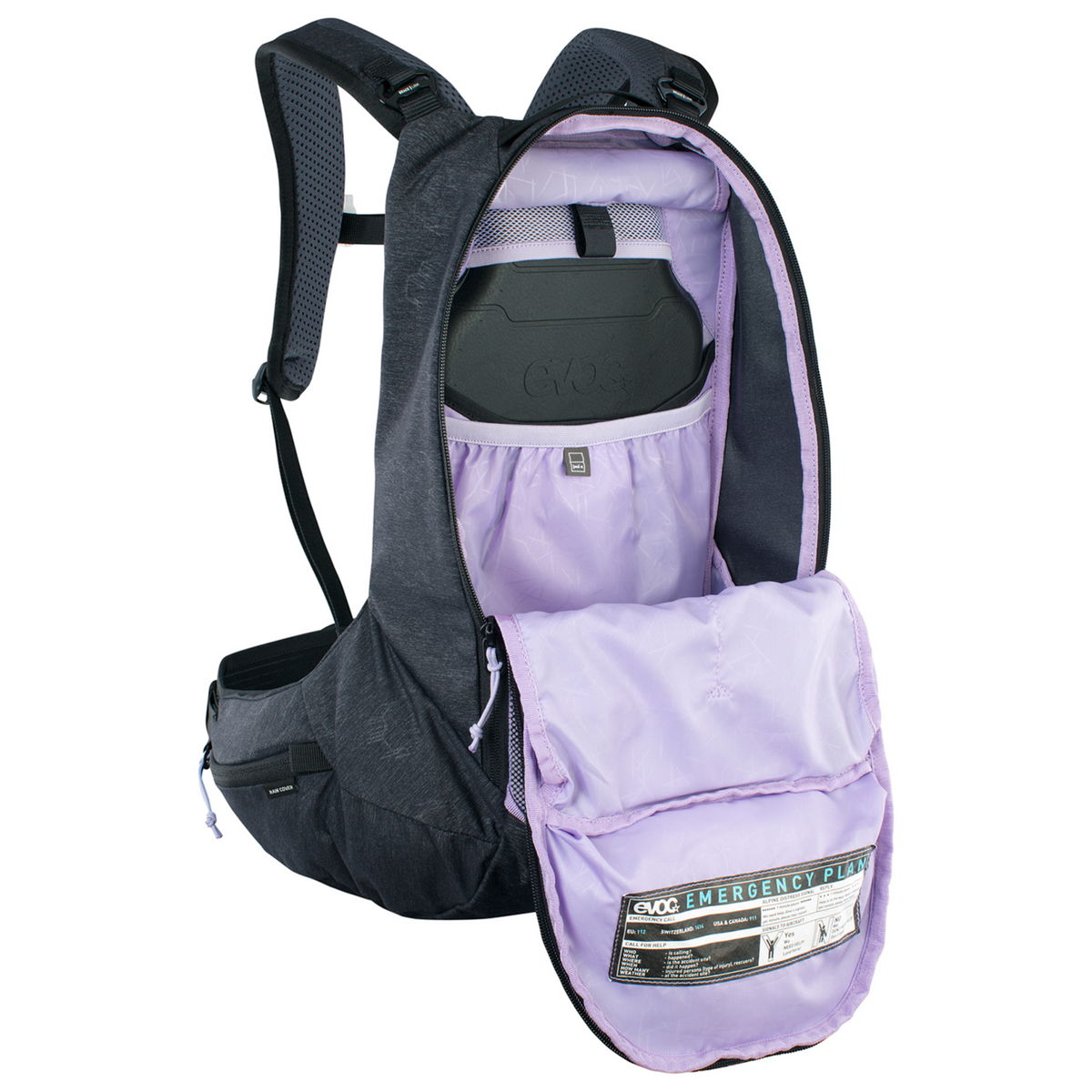 Evoc Trail Pro SF 12L Protektoren-Rucksack in GRAU