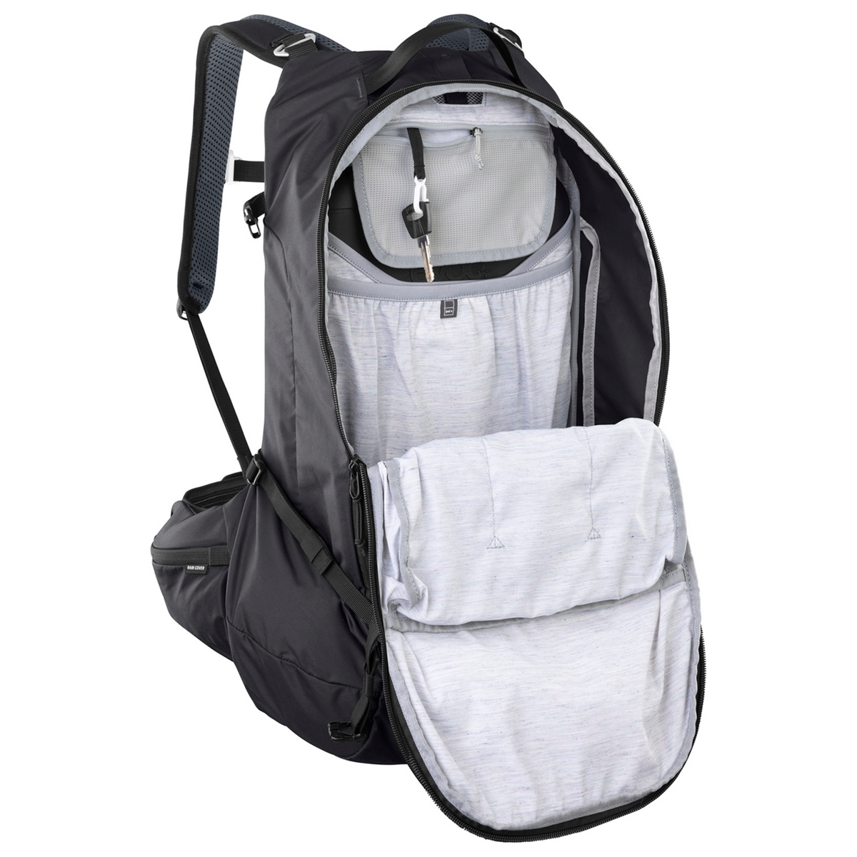 Evoc Trail Pro 26L Blackline Protektoren-Rucksack in SCHWARZ