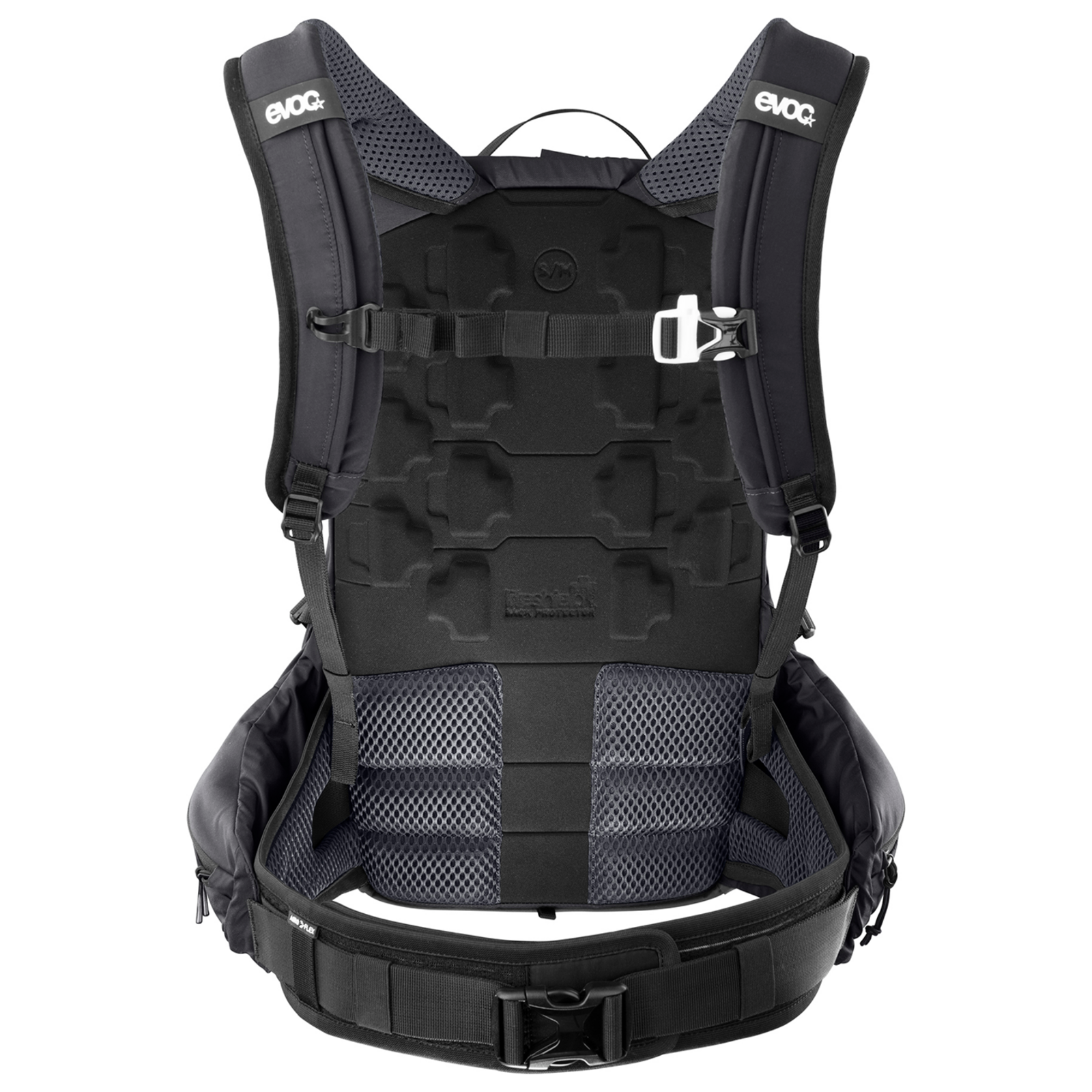 Evoc Trail Pro 16L Blackline Protektoren-Rucksack in SCHWARZ