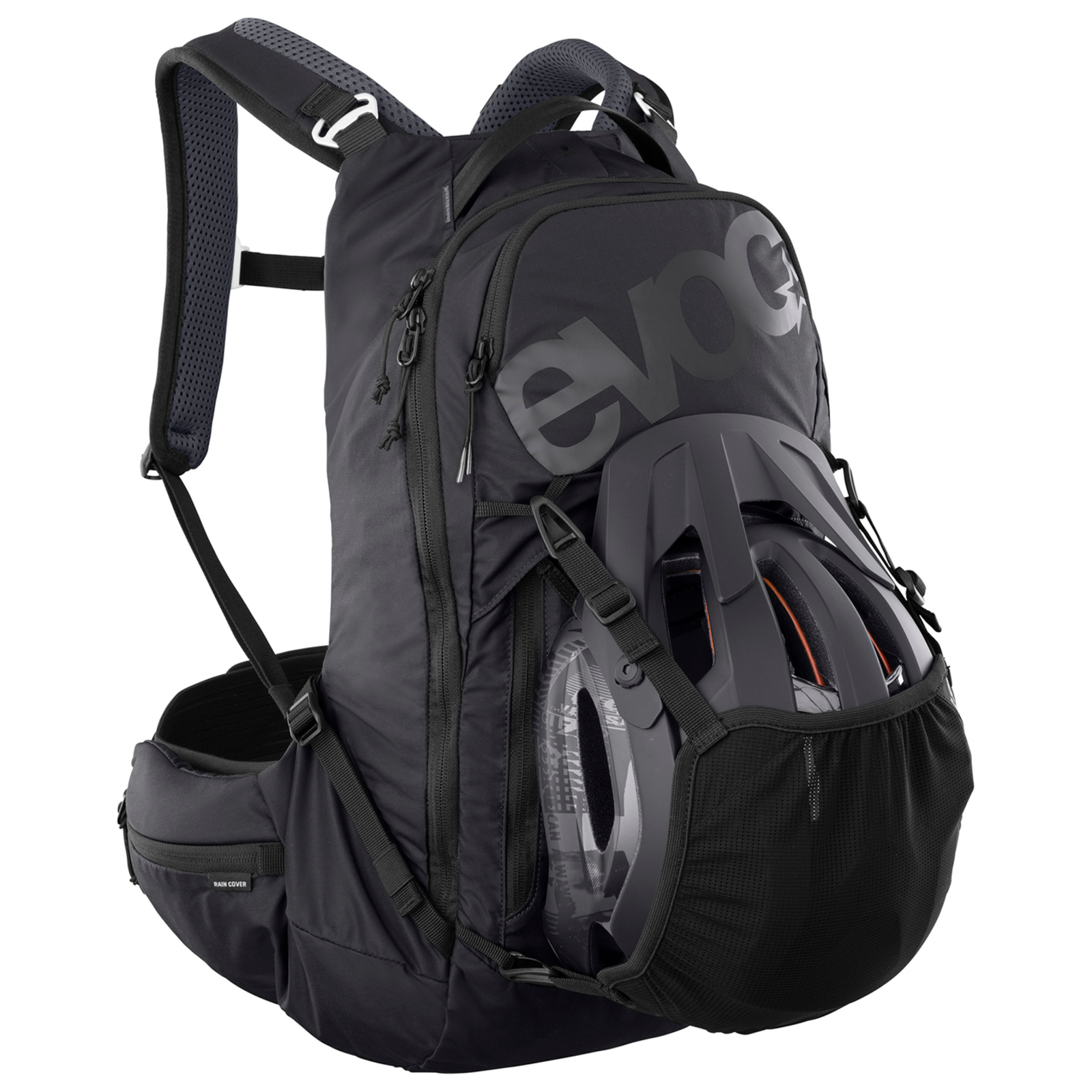 Evoc Trail Pro 16L Blackline Protektoren-Rucksack in SCHWARZ