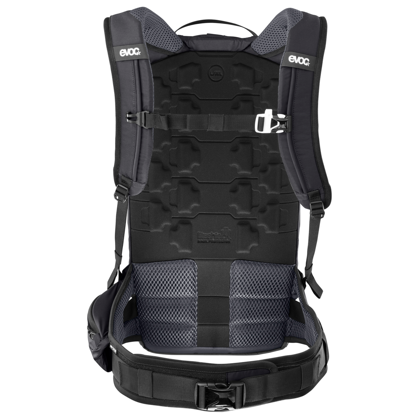 Evoc Trail Pro 10L Blackline Protektoren-Rucksack in SCHWARZ