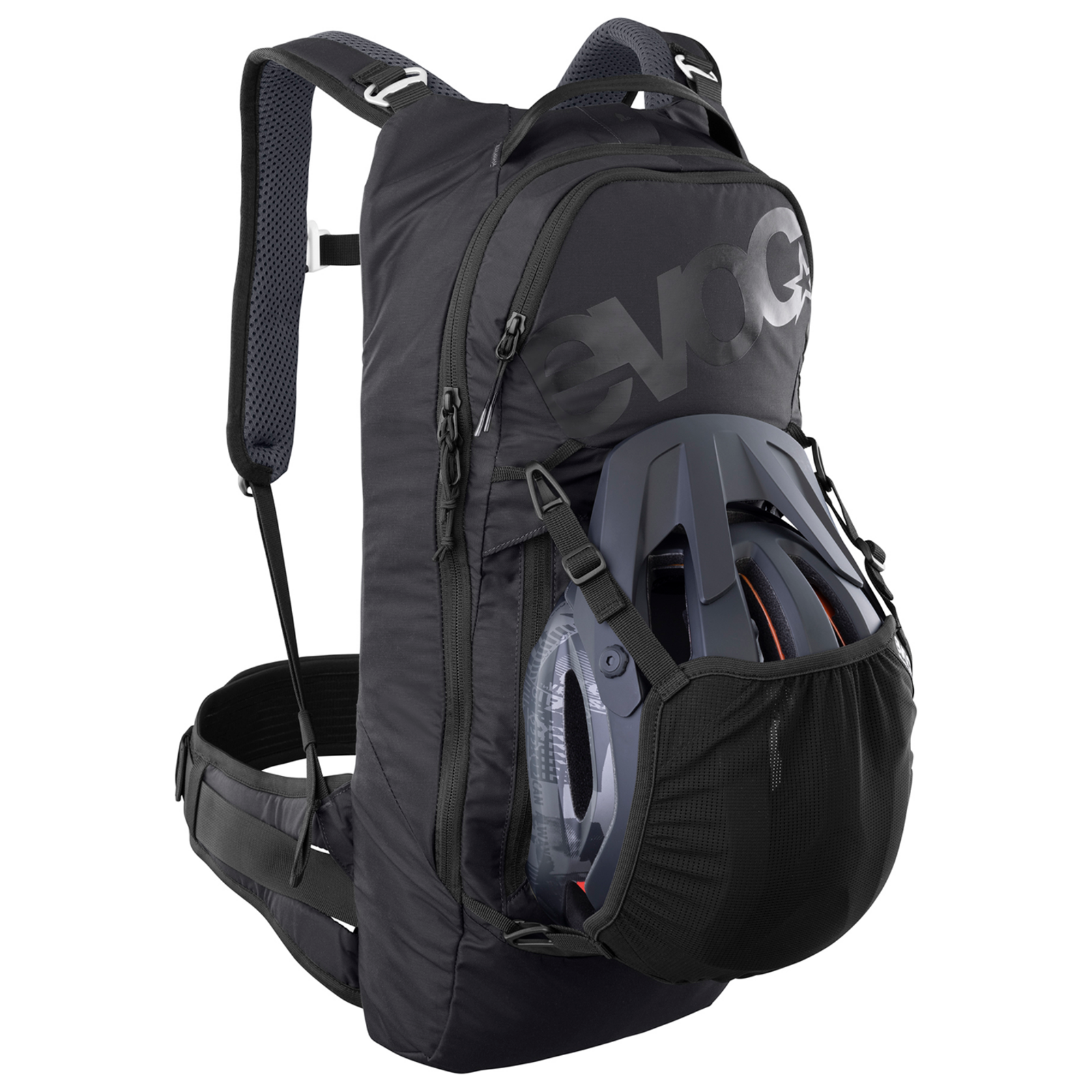 Evoc Trail Pro 10L Blackline Protektoren-Rucksack in SCHWARZ