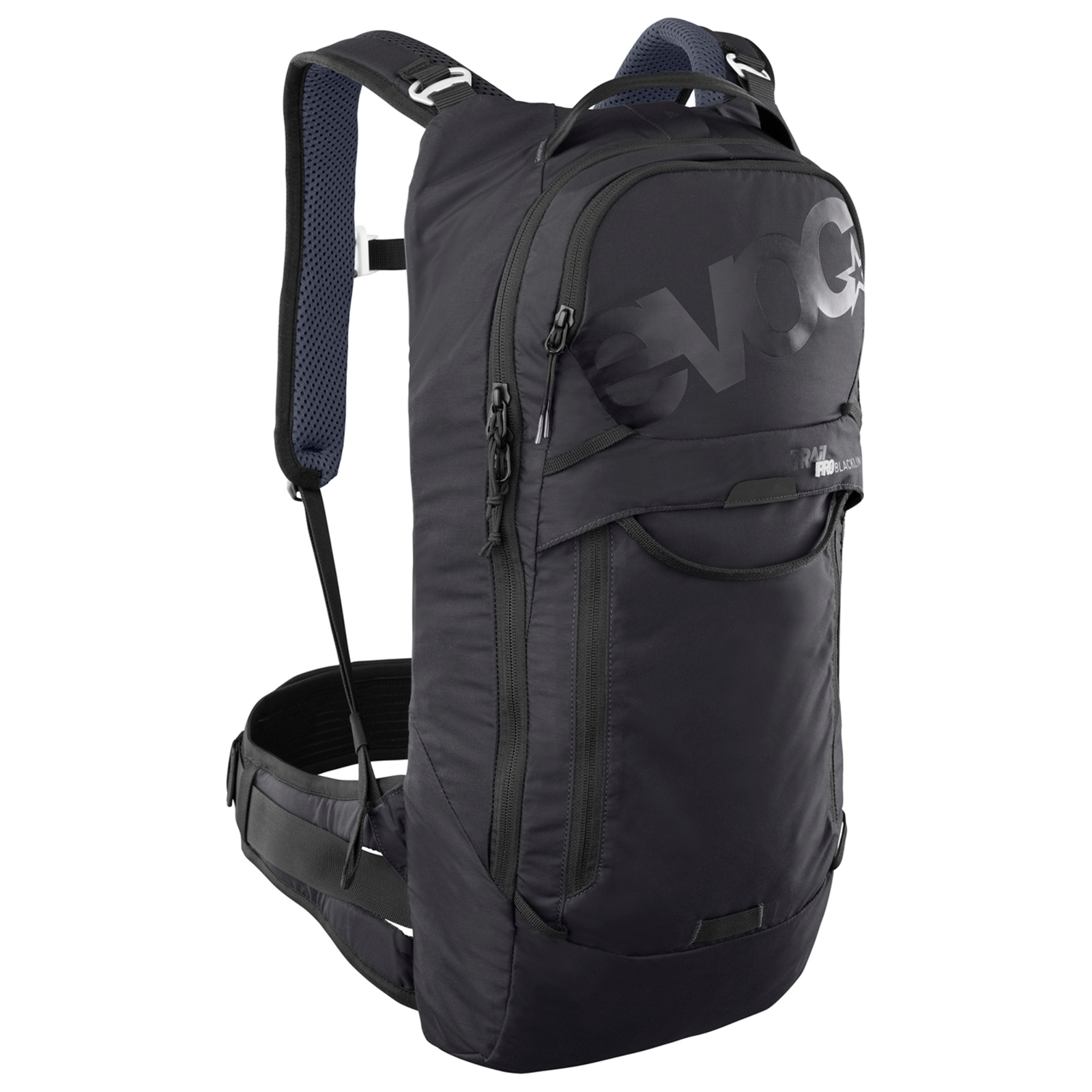 Evoc Trail Pro 10L Blackline Protektoren-Rucksack in SCHWARZ