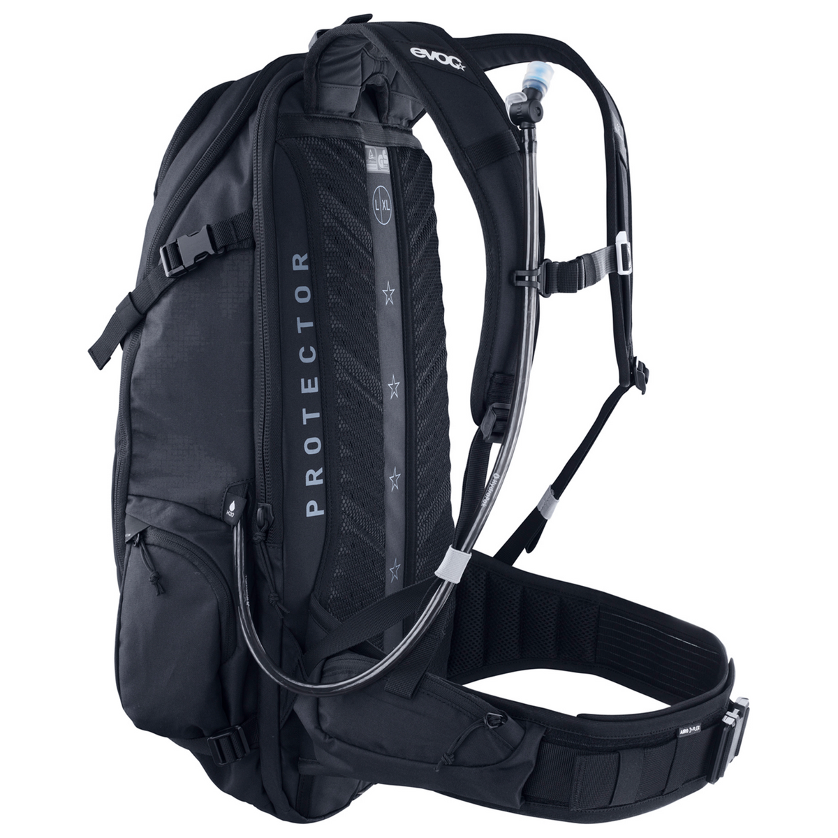 Evoc FR Trail E-Ride 20L MacAskill Protektoren-Rucksack in SCHWARZ