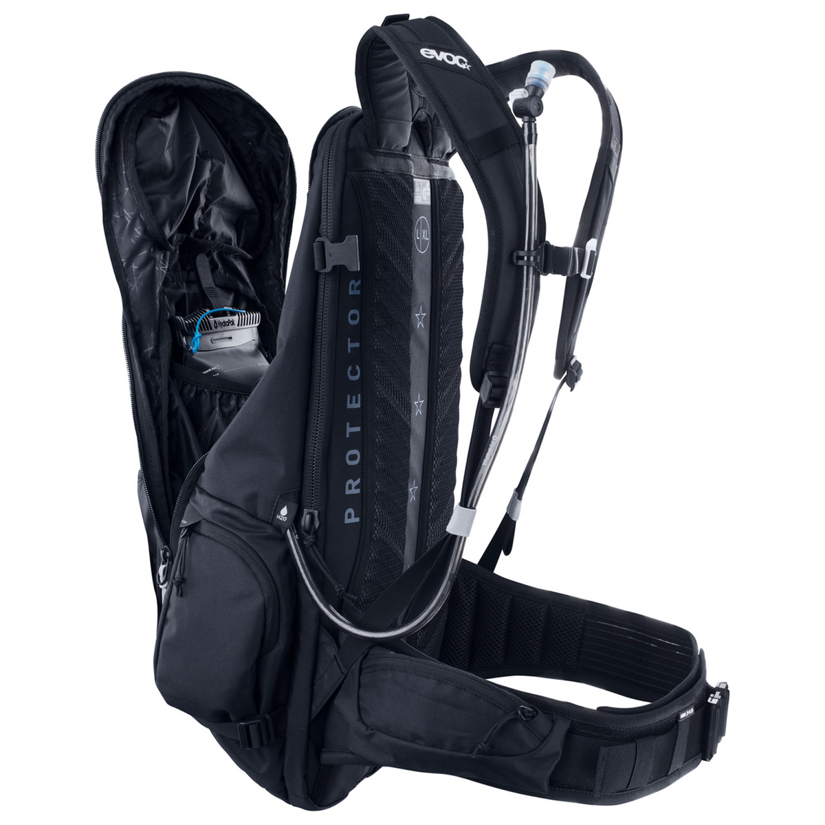 Evoc FR Trail E-Ride 20L MacAskill Protektoren-Rucksack in SCHWARZ