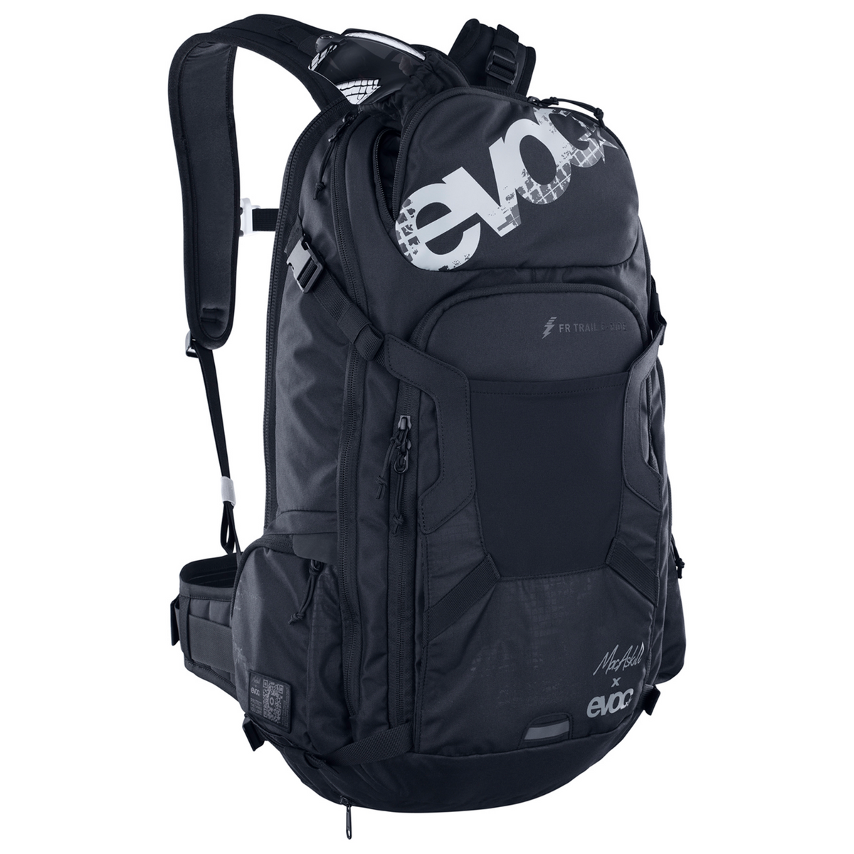 Evoc FR Trail E-Ride 20L MacAskill Protektoren-Rucksack in SCHWARZ
