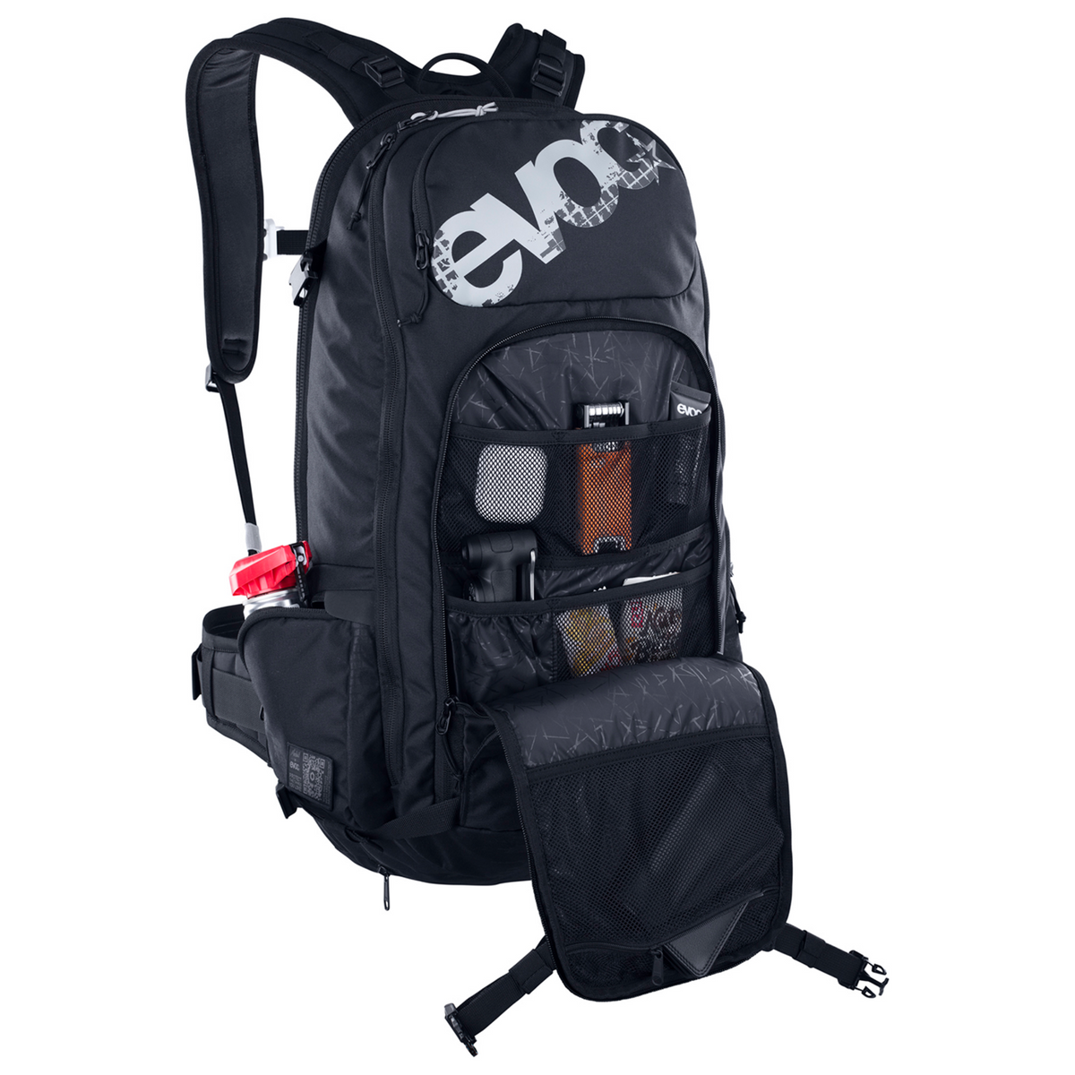 Evoc FR Trail E-Ride 20L MacAskill Protektoren-Rucksack in SCHWARZ